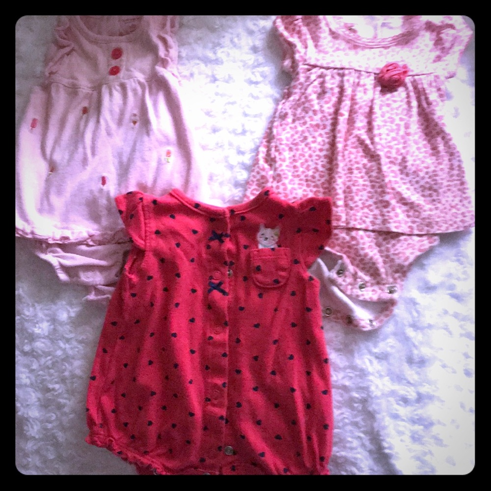 Three NB summer one piece Outfits